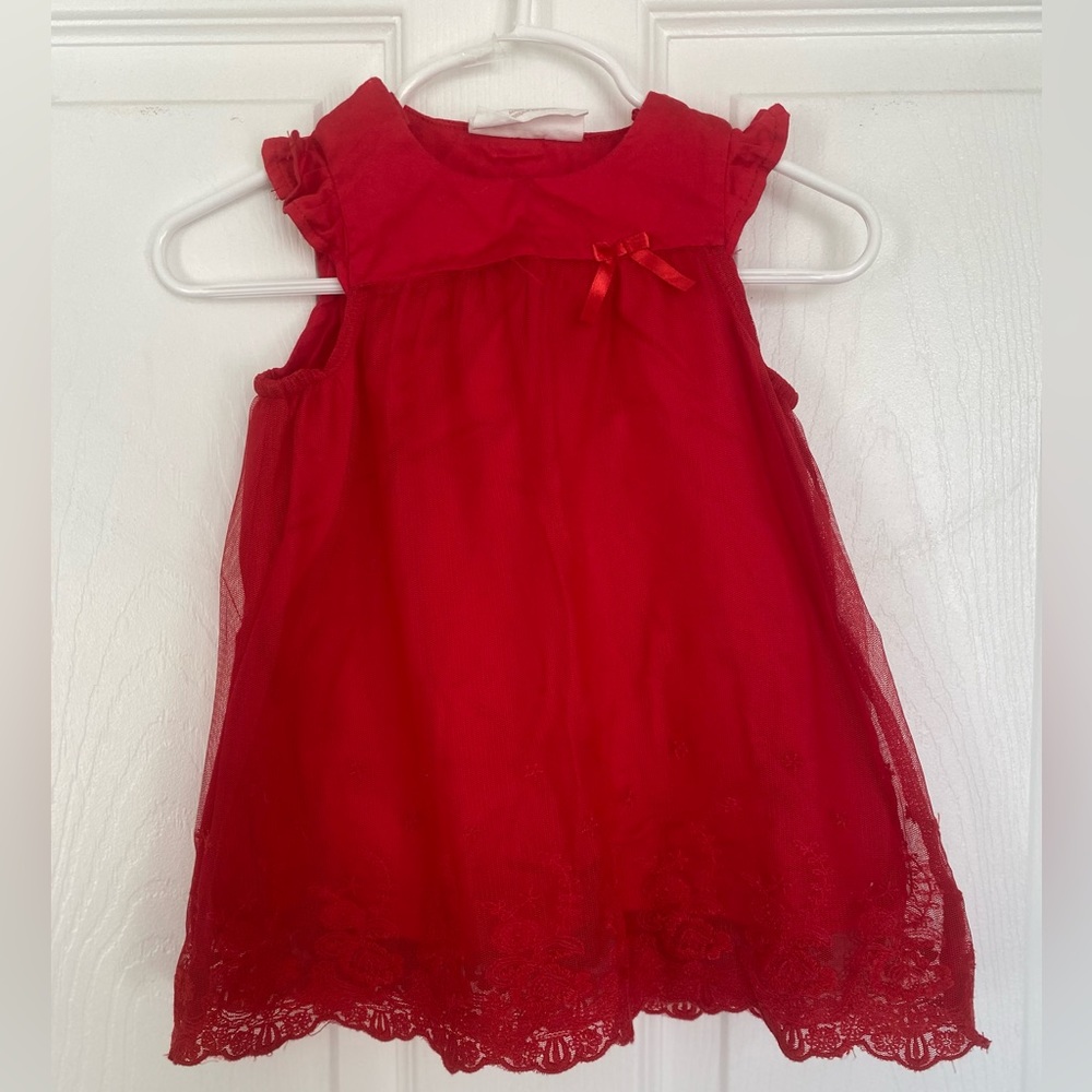 H&M baby girls holiday dress - size 4-6 month